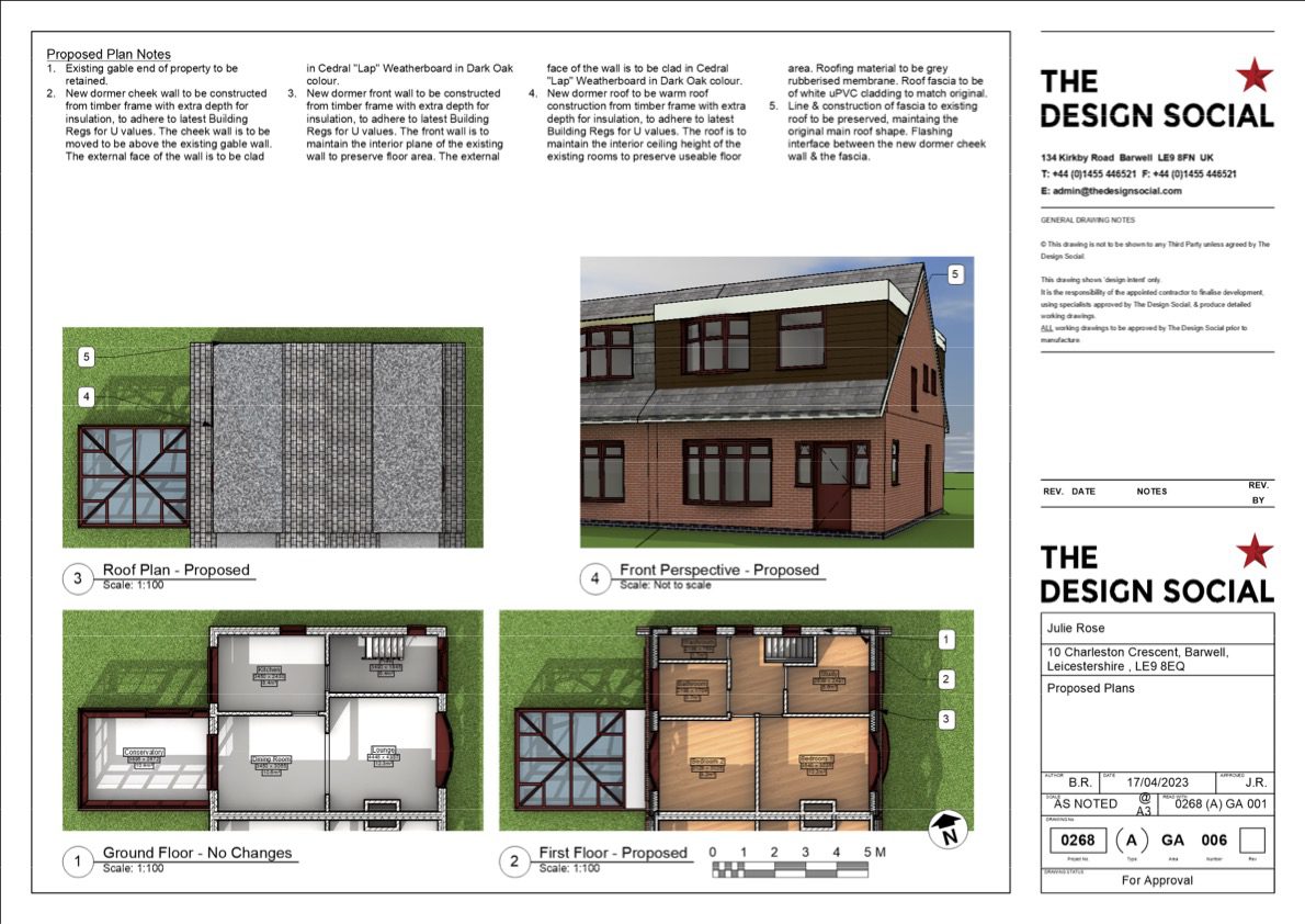 Julie Rose – Conversion & Renovation of Upper Floor Dormers – Barwell, Leicestershire – Review